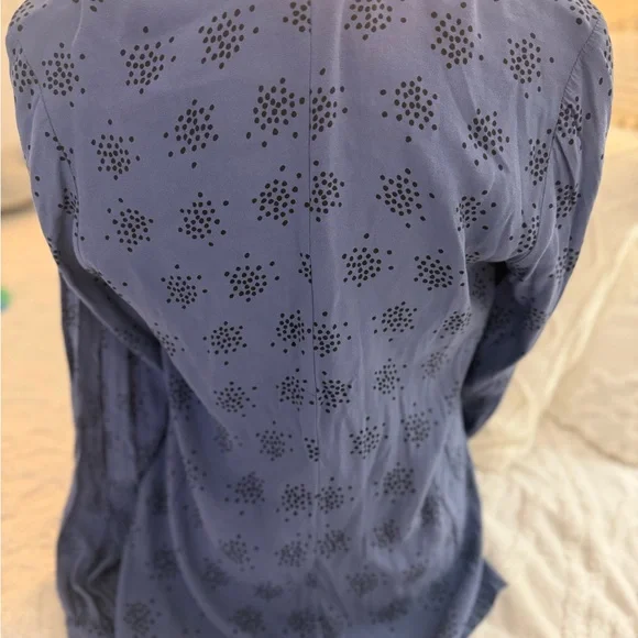 Boden Navy Patterned Blouse - Picture 10 of 10
